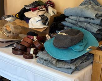 Clothing Jeans, Belts, Hats and Caps