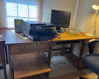 Office Desk and Printer