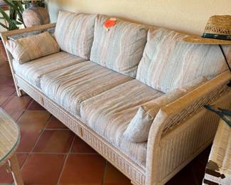 Wicker Sofa
