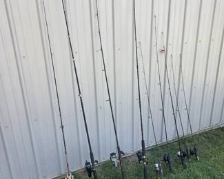 Fishing poles