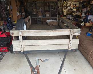 14' utility trailer, solid, heavy duty, drop ramp. $1,750.00 
