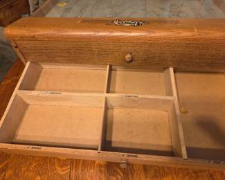 Scissor display, sewing storage