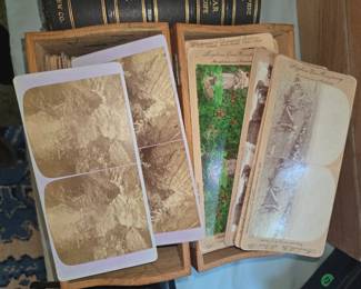 Stereo view cards