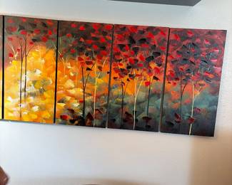 Wall art 7 panels make one beautiful picture