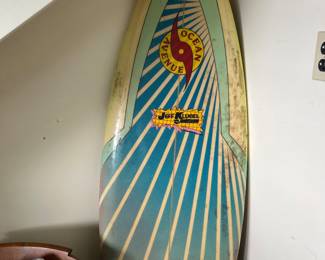 JEFF KLUGEL OCEAN AVENUE SURF BOARD,