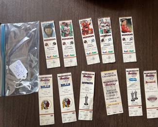 Redskin Ticket Stubs
