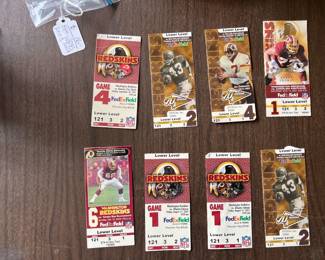 Redskins Ticket Stubs