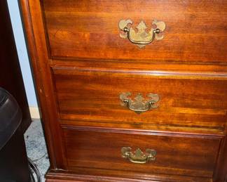 Pair of Three drawer nightstand