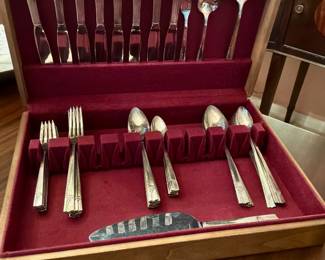 Vintage nobility silver plated, flatware pattern is Caprice