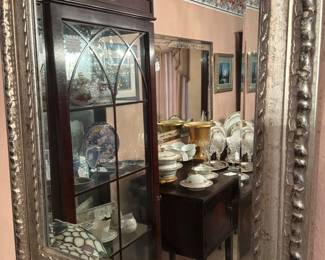Silver frame Mirror