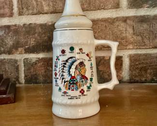 Native American theme cup