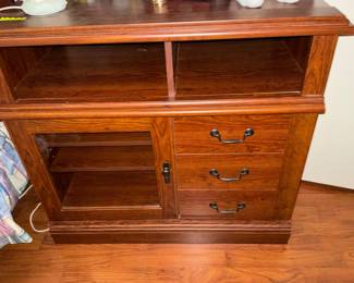 TV stand with electronic storage