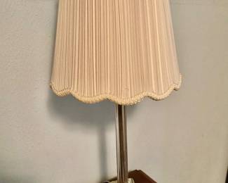 Pair of Art Deco Bakalowits glass table lamps