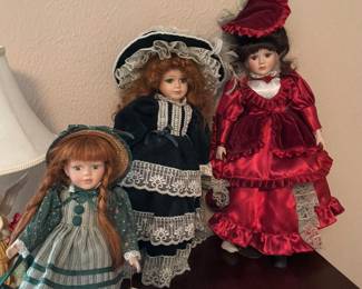 Victorian porcelain dolls