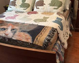 Full size bed with Head & Footboard