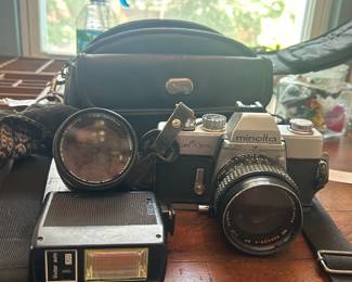Minolta camera and lens