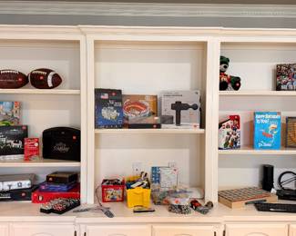 The Lego boxes are not full. They are just empty boxes