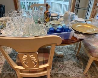 Dining table with chairs