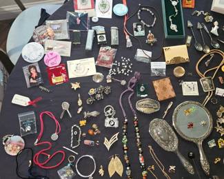 Costume Jewelry and Silver items