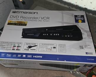 New in Box Emerson DVD Recorder/VCR