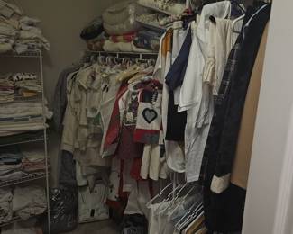 Tons of vintage clothing baby and doll clothes