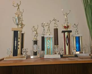 Various trophies 