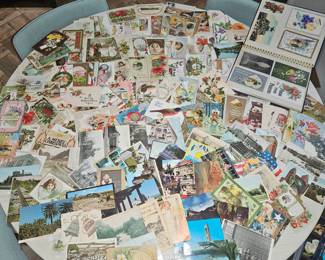 100"s of Antique Postcards 