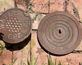 VINTAGE CPL WATER METER BOX COVERS