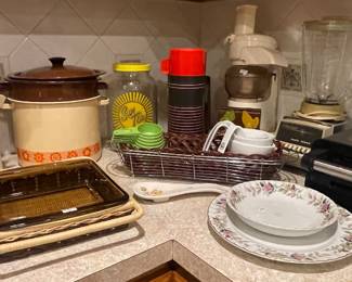 VINTAGE BLENDER, SUN TEA JUG