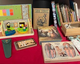 VINTAGE TOYS AND BOOKS
