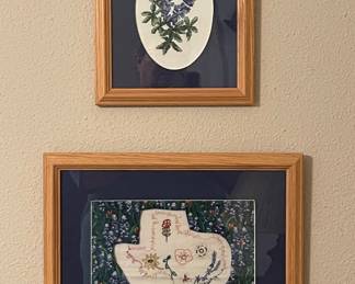 FRAMED TEXAS ART