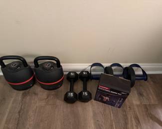 Dumbell and other Weights /  exercise items