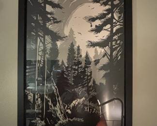 Artery8 "Pine Tree Forest" framed wall art