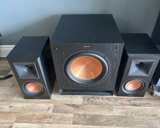 Klipsch RP-500M Speakers and SPL-100 Subwoofer (new $628)  NOW $400 obo