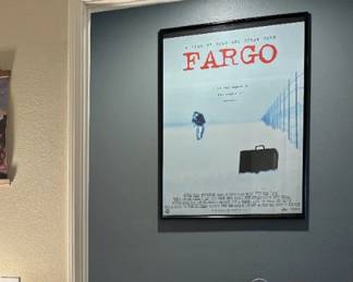 1996 FARGO movie poster - Framed 