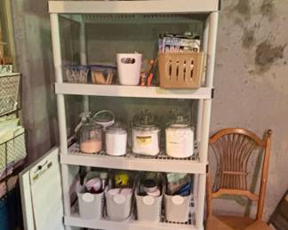 5-Tier Ventilated Plastic Utility Shelving Unit