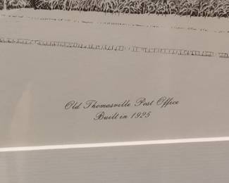 Emmett J. Sparkman 'Old Thomasville Post Office' Architectural Print