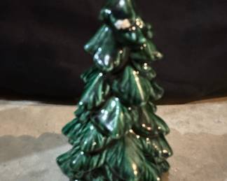 Vintage Ceramic Christmas Tree Figurine