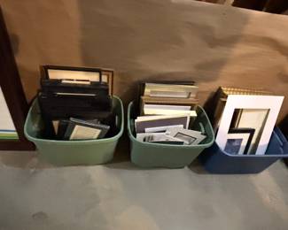 Assorted Lot of Vintage and Modern Picture Frames