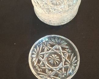Vintage Anchor Hocking Star of David Coasters Set