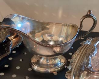 International Silver Co. Gravy Boat with Underplate