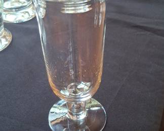 Imperial Glass Candlewick Footed Parfait Glasses