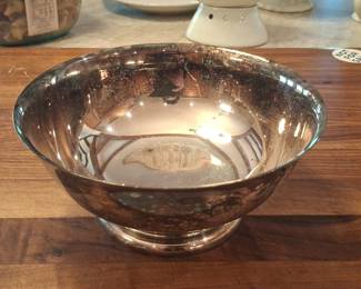 Vintage Gorham Silver-Plated Pedestal Serving Bowl YC781