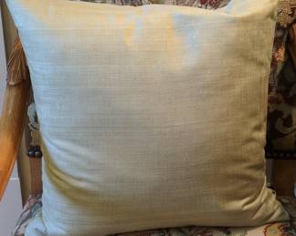 Vintage Dupioni Silk Decorative Throw Pillow