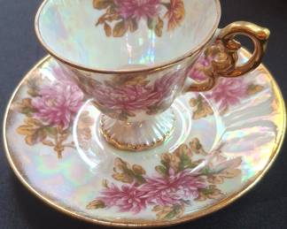 Ucagco Ceramics Japan 'November Chrysanthemum' Teacup and Saucer