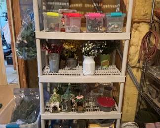 5-Tier Ventilated Plastic Storage Shelving Unit