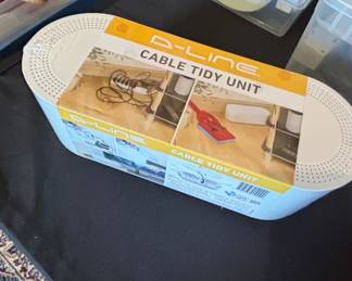 D-Line Large Cable Tidy Unit - White