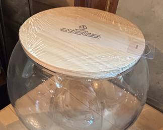 Glass Fish Bowl or Terrarium Container