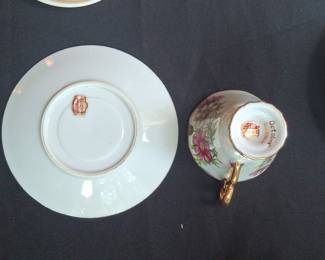 Ucagco Ceramics Japan 'October Cosmos' Teacup and Saucer