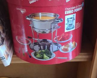 Casamoda Chocolate & Cheese Euro Fondue Set